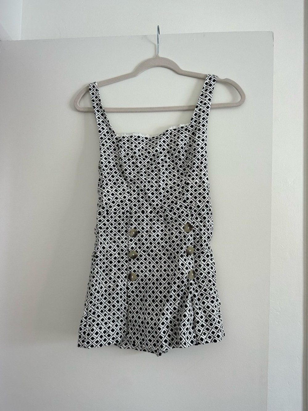 Urban Outfitters Black & White Geometric Mini Dress